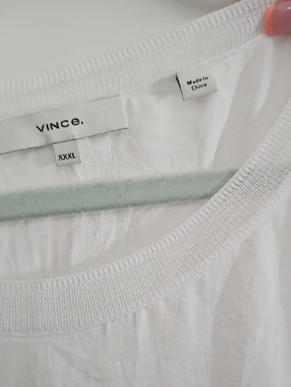 Vince White Long-Sleeve Relaxed Silky Blousy Tunic - Picture 4 of 4